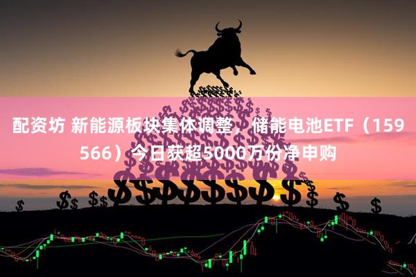 配资坊 新能源板块集体调整，储能电池ETF（159566）今日获超5000万份净申购