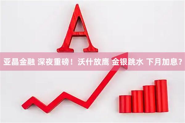 亚晶金融 深夜重磅！沃什放鹰 金银跳水 下月加息？